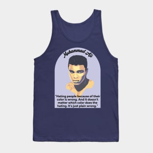 Muhammad Ali Portrait and Quote Tank Top